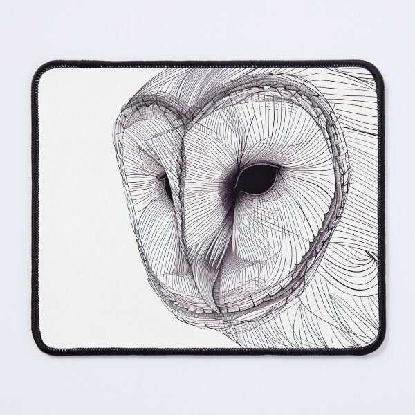 Item preview, Minimalist Line - Owl Face designed and sold by KootenayDesigns.