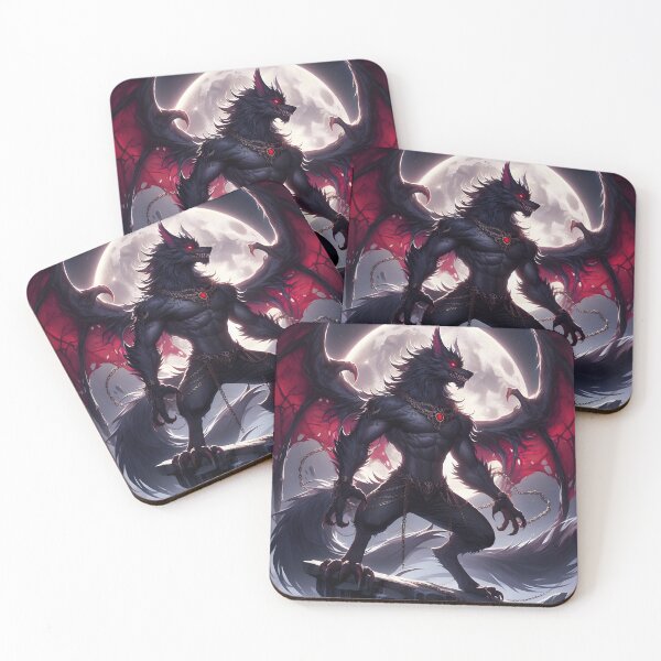 Item preview, Werewolf With Wings designed and sold by GalleryBrisArt.
