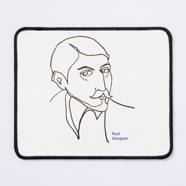 Item preview, Paul Gauguin: artist self portrait sketch designed and sold by dwmson9793.