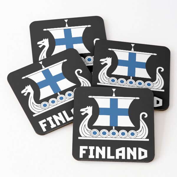 Item preview, Finland Viking Ship - Proud Nordic Heritage designed and sold by Serbin.