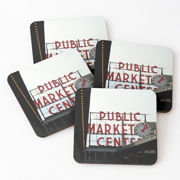 Item preview, The Clock at Pike Place Market  designed and sold by TimelapTravel.