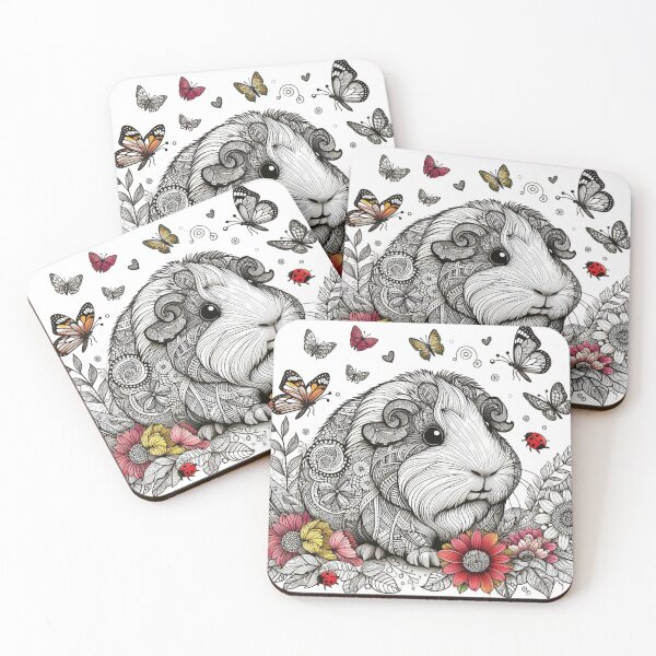 Item preview, Abstract guinea pig BB designed and sold by Pleasant471.