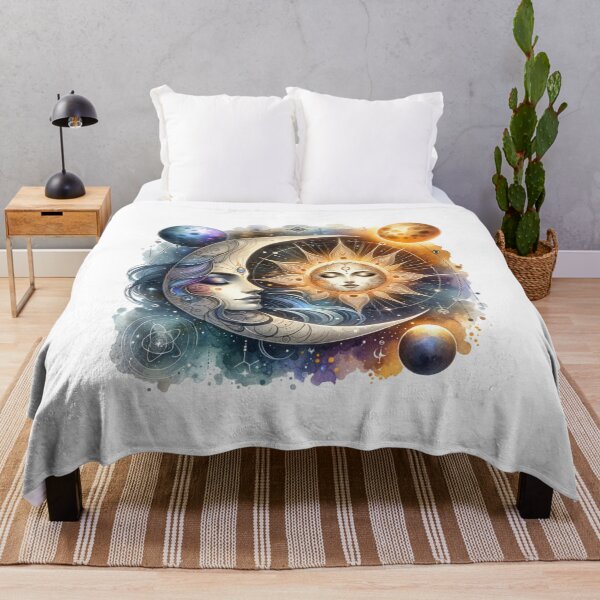 Item preview, Mystical Moon Art – Celestial Watercolor Design for T-Shirts, Mugs, Stickers & Home Decor designed and sold by artedigital99.