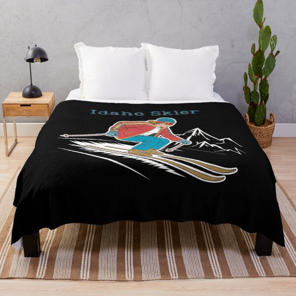 Item preview, Idaho Skier - The perfect gift for ski lovers and retro style enthusiasts. designed and sold by Zyziowsky.