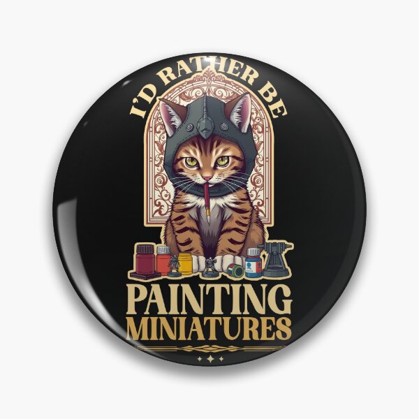 Item preview, Miniature Painting Kitten designed and sold by D20Tees.