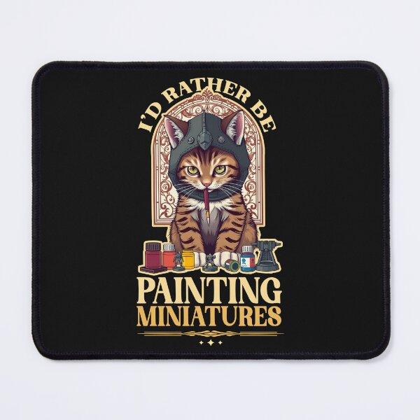 Item preview, Miniature Painting Kitten designed and sold by D20Tees.