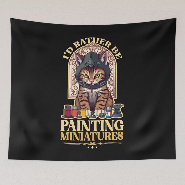 Item preview, Miniature Painting Kitten designed and sold by D20Tees.