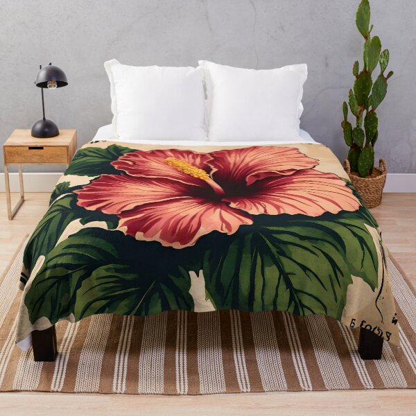 Item preview, Tropical Elegance: The Hibiscus Vintage Stamp designed and sold by Vintagestamps.