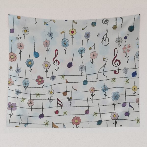 Item preview, Floral Musical Fantasy designed and sold by AmuraLumina.