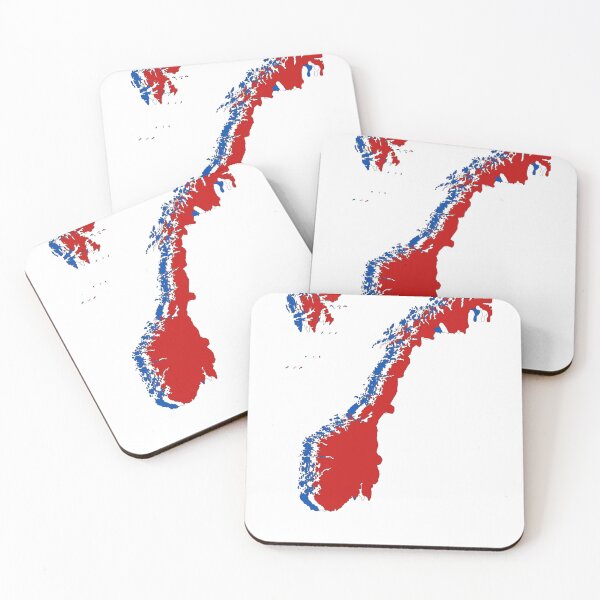 Item preview, Norwegian Oslo Norway Map Flag designed and sold by 2minutidiitalia.