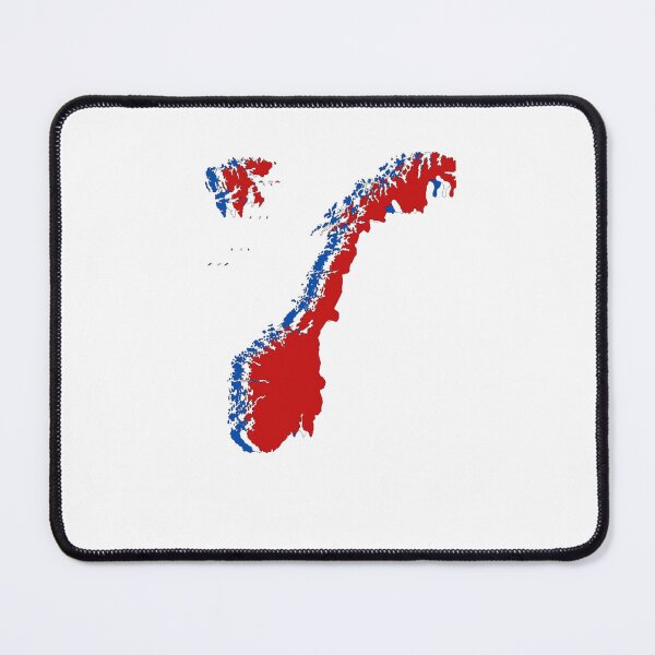 Item preview, Norwegian Oslo Norway Map Flag designed and sold by 2minutidiitalia.