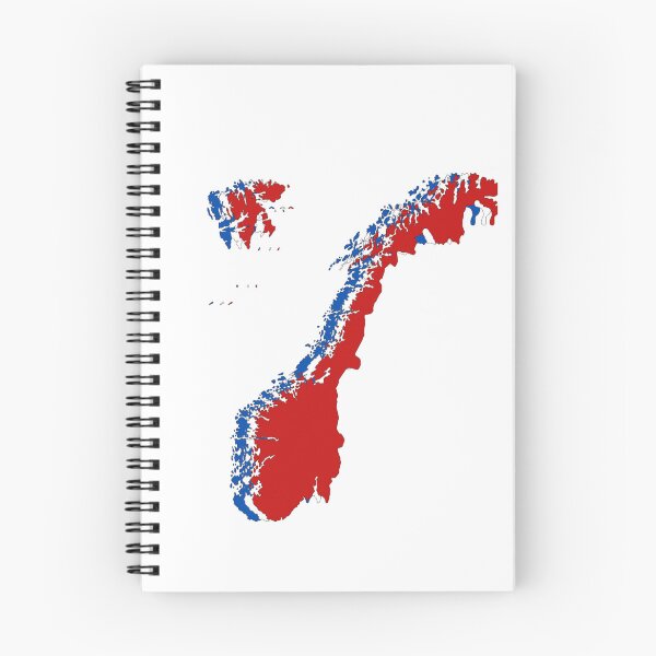 Item preview, Norwegian Oslo Norway Map Flag designed and sold by 2minutidiitalia.