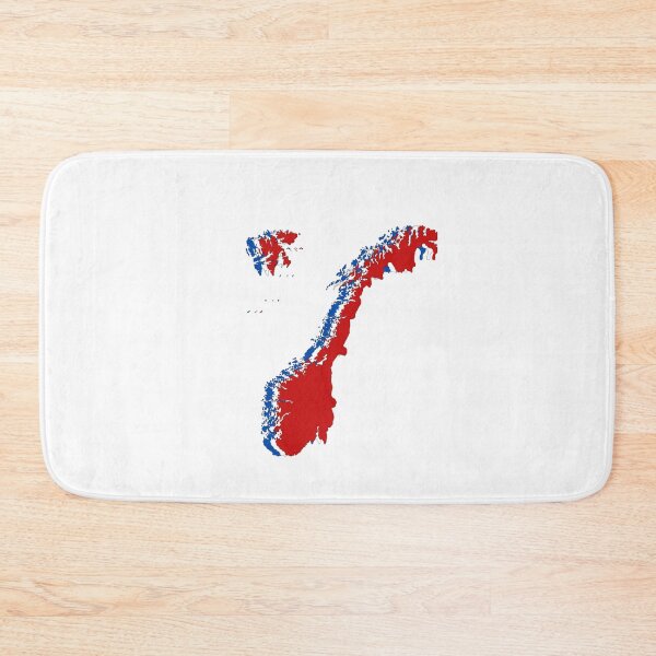 Item preview, Norwegian Oslo Norway Map Flag designed and sold by 2minutidiitalia.