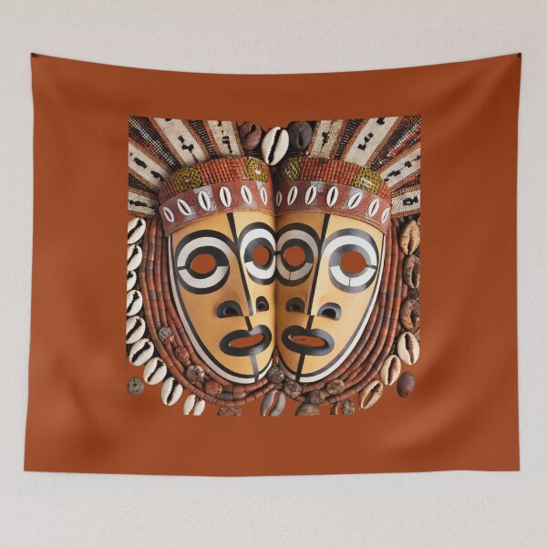 Item preview, Ibeji Mask, African Artwork, Tribal art, Mud art, Black artwork, African Heritage, Black Roots designed and sold by Afrocarribe.