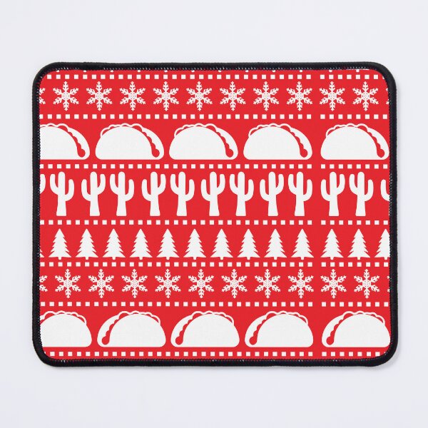 Item preview, Tacos Ugly Christmas Sweater Pattern designed and sold by HotHibiscus.