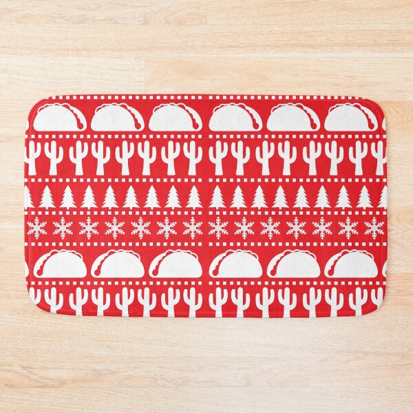 Item preview, Tacos Ugly Christmas Sweater Pattern designed and sold by HotHibiscus.