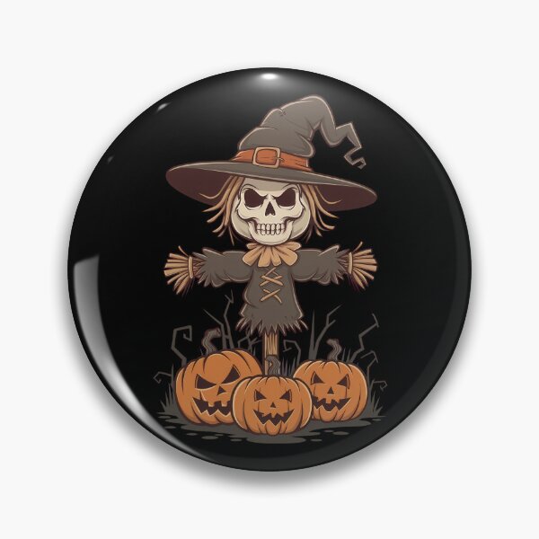 Item preview, Halloween Scarecrow and Pumpkins designed and sold by Angry Swan Designs.