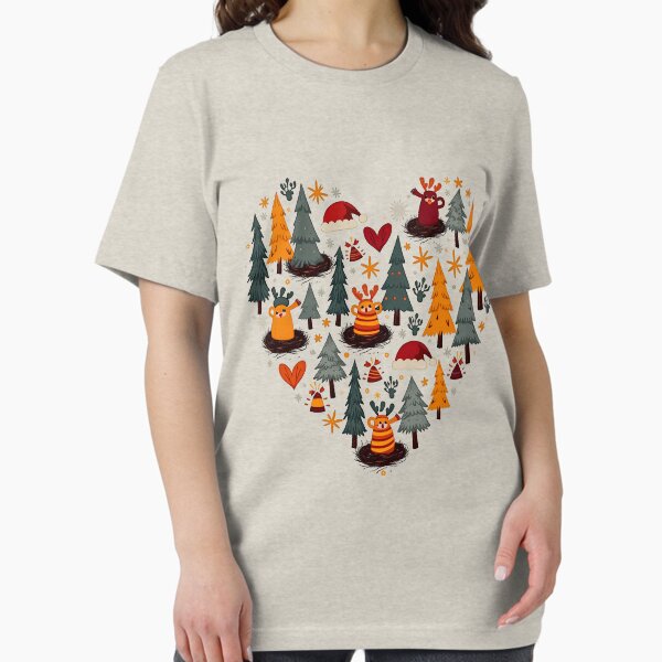 Item preview, Heart Shape Christmas Design | Festive Holiday Season Apparel designed and sold by Brizvid.