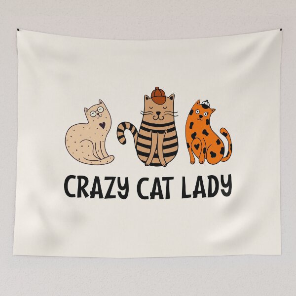 Item preview, Crazy Cat Lady designed and sold by Jeallan Designs.
