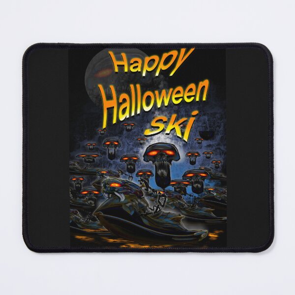 Item preview, Happy Halloween skull jetski rider designed and sold by TwoMadCYA.