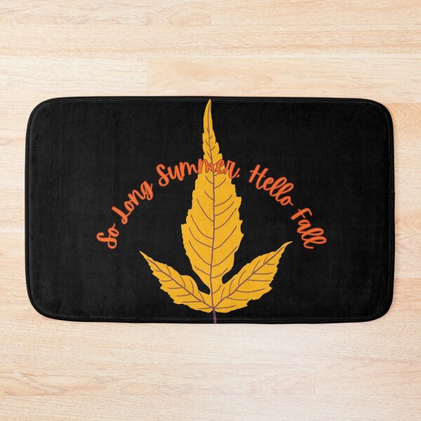 Item preview, Vibrant Yellow Fall Time Leaf Text Design designed and sold by Artistic  Touch.