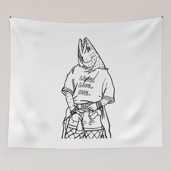 Item preview, Punk Salmon Girlfriend designed and sold by HiddenStash.