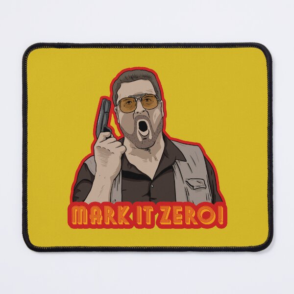 Item preview, Mark It Zero! - The Big Lebowski designed and sold by blacksnowcomics.