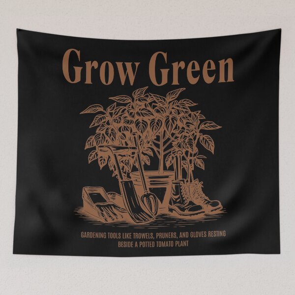 Item preview, Grow Green Gardening Design – Perfect for Gardeners, Eco-Friendly Enthusiasts, & Nature Lovers designed and sold by SN-art-design.