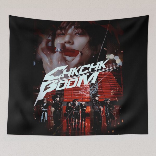 Item preview, Stray Kids Chk Chk Boom SKZ poster ot8 kpop stay designed and sold by Kpop-Noona.