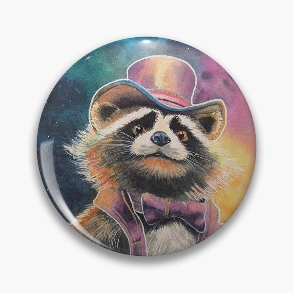 Item preview, Wizard raccoon with a galaxy background designed and sold by MarieLeRiz-Art.