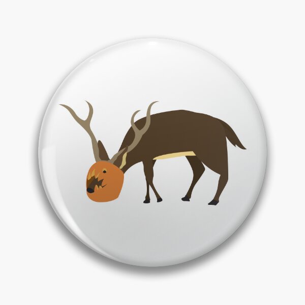 Item preview, Deer with his head in a pumpkin. designed and sold by samuartshop.