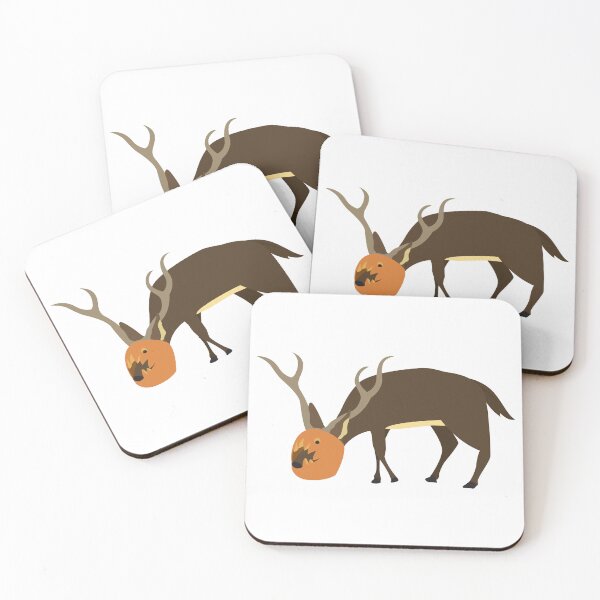 Item preview, Deer with his head in a pumpkin. designed and sold by samuartshop.