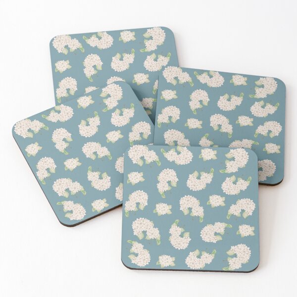 Item preview, White Hydrangea Pattern designed and sold by InGFocus.