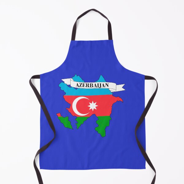 Item preview, azerbaijan flag map designed and sold by visual adventures.