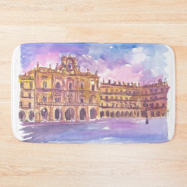 Item preview, Plaza Mayor de Salamanca al anochecer en Castilla y León designed and sold by artshop77.