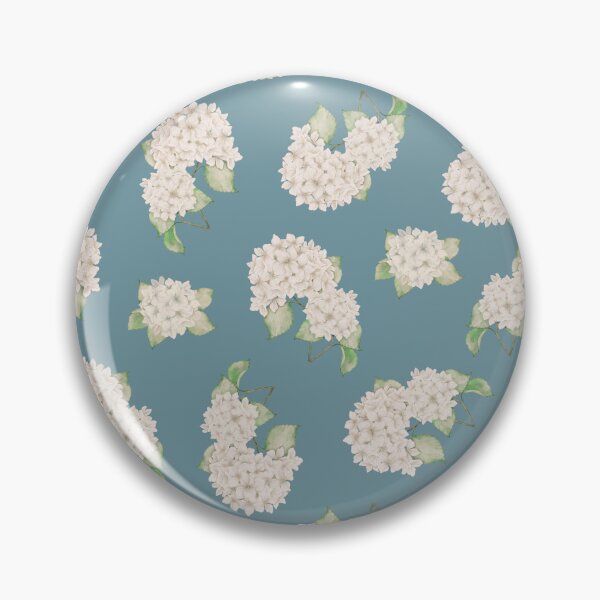 Item preview, White Hydrangea Pattern designed and sold by InGFocus.