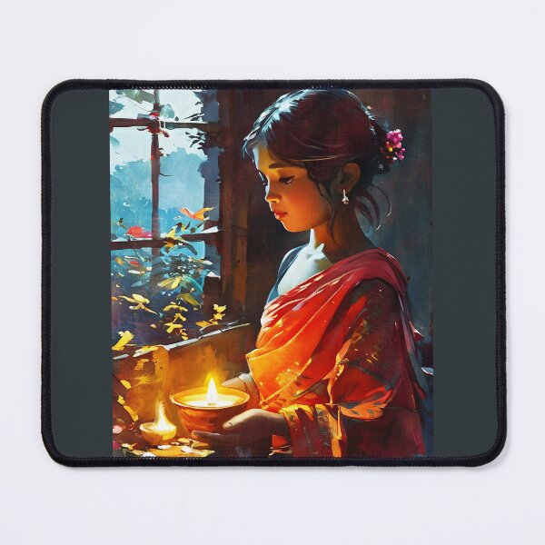 Item preview, "Diwali Diya" designed and sold by JoyColorLove.