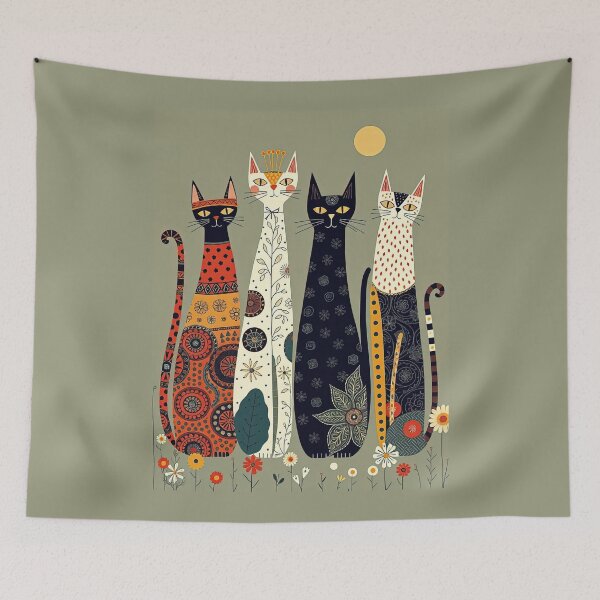 Item preview, Regal Cats in Harmony designed and sold by INNERHARMONY2.