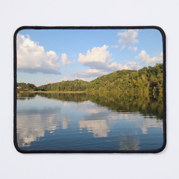 Item preview, Chattahoochee River Reflecting Autumn Trees designed and sold by asher-rose-fox.