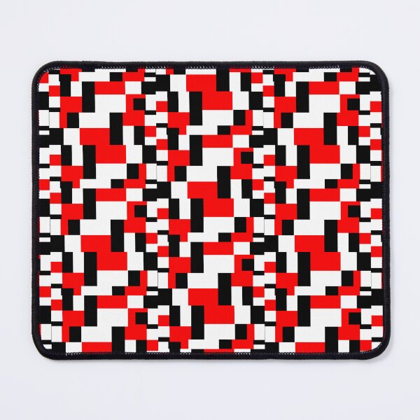 Item preview, Bold Geometric Abstract with Red and Black designed and sold by 4rpixs.