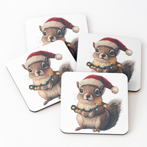 Item preview, Christmas Squirrel T-shirt designed and sold by NicolasGlowArt.