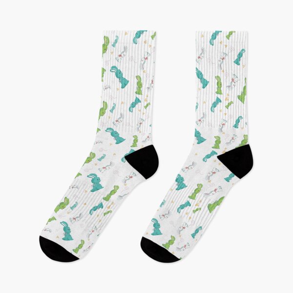 Item preview, rabbit greenn'white designed and sold by ShesBasanti.