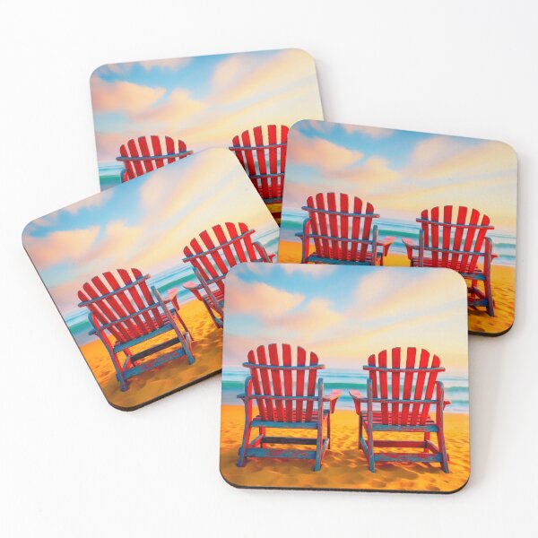 Item preview, Iconic Deck Chairs on Beach 3 designed and sold by Yontartov.