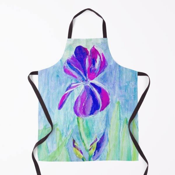 Item preview, Lonely Iris in Watercolour designed and sold by Iryna Nimmo Art.