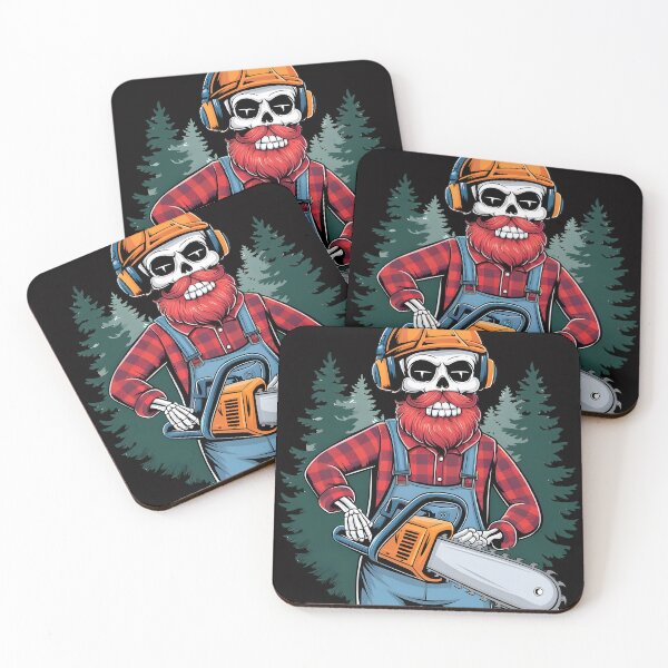 Item preview, Anime Lumberjack with a chainsaw designed and sold by NextDoorShoop.
