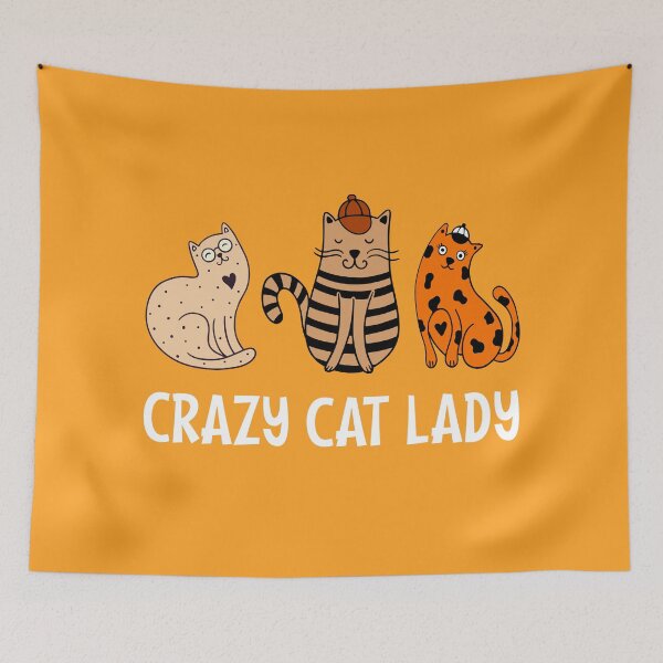 Item preview, Crazy Cat Lady designed and sold by Jeallan Designs.