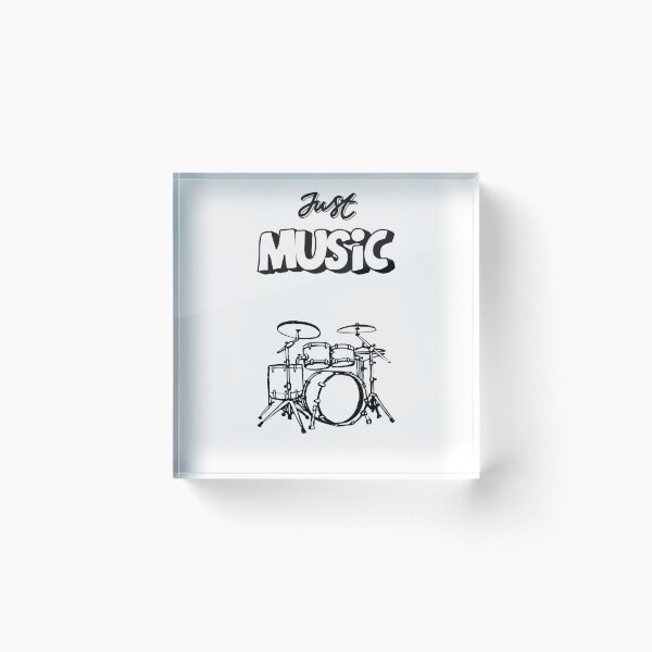 Item preview, Just Music: Drums in Black & White designed and sold by OllisShop.