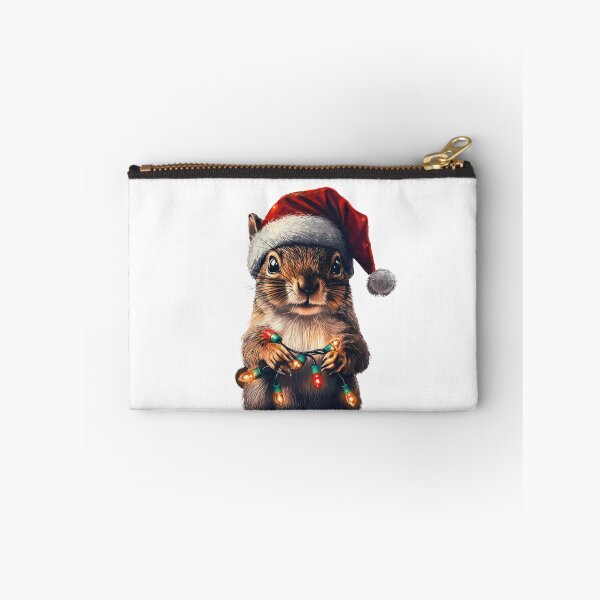 Item preview, Christmas Squirrel Sticker designed and sold by NicolasGlowArt.
