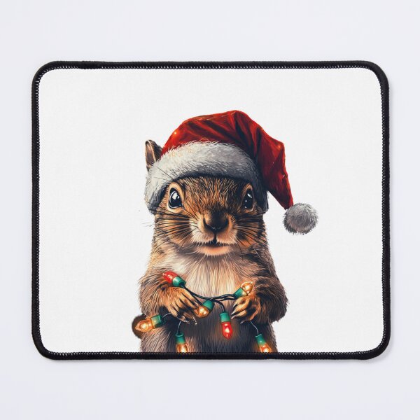 Item preview, Christmas Squirrel Sticker designed and sold by NicolasGlowArt.