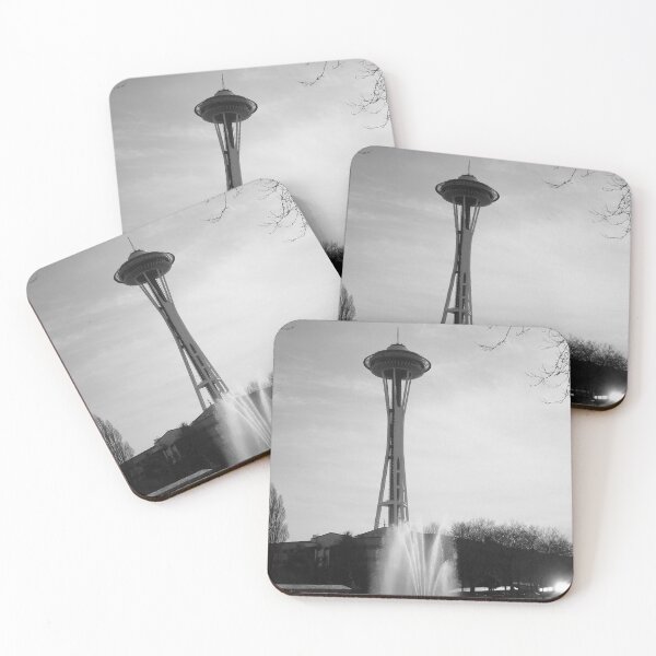 Item preview, Timeless Seattle: Space Needle In Black And White designed and sold by TimelapTravel.